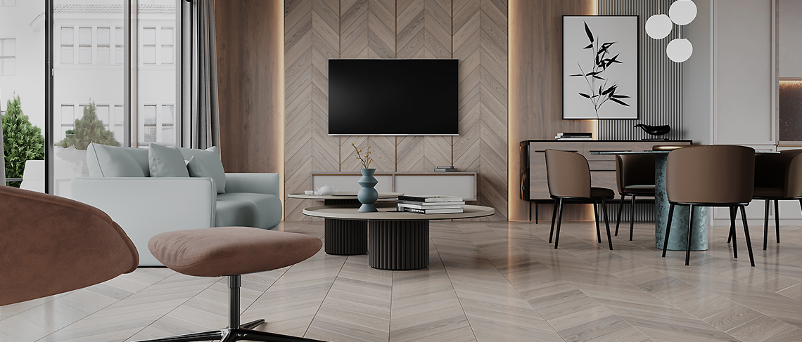 Parchet Jawor Chevron