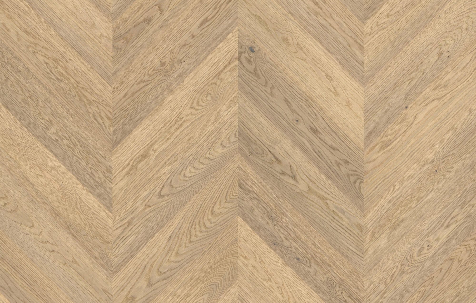 Parchet FertigDeska Chevron Oak Color Alabastro