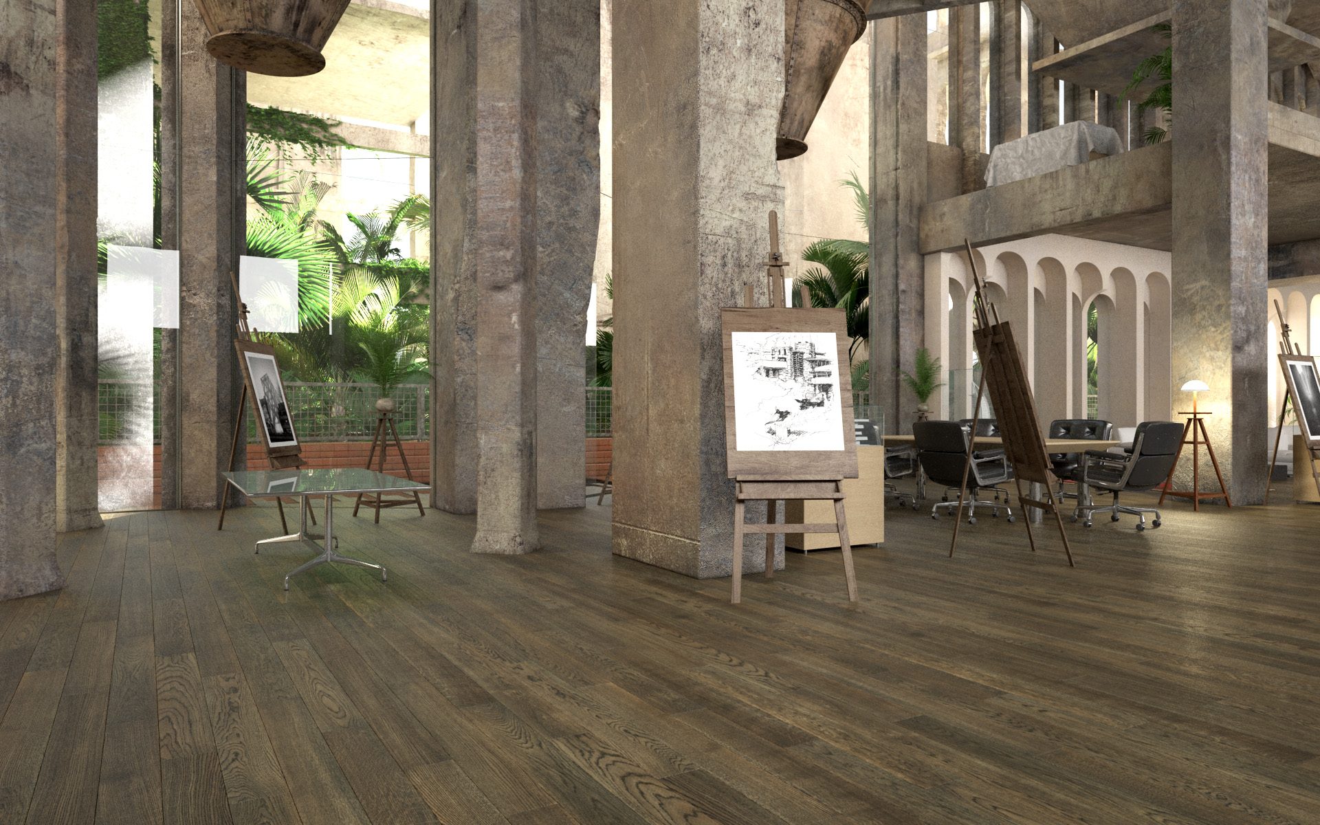 Parchet Oak Color Nero