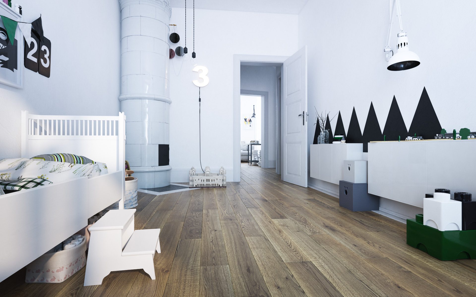 Parchet Oak Color Vulcano