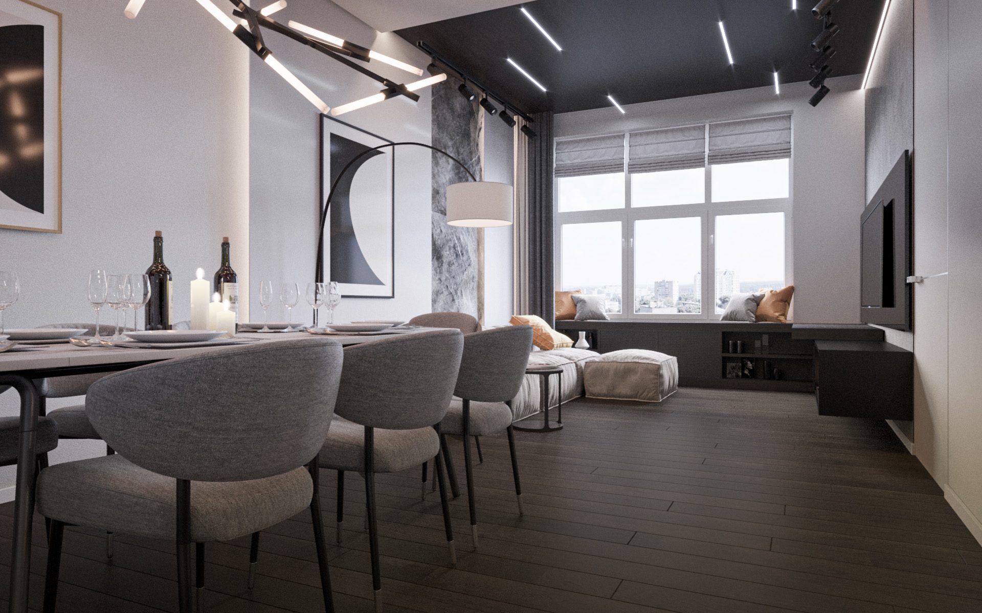 Parchet Oak Color Marone