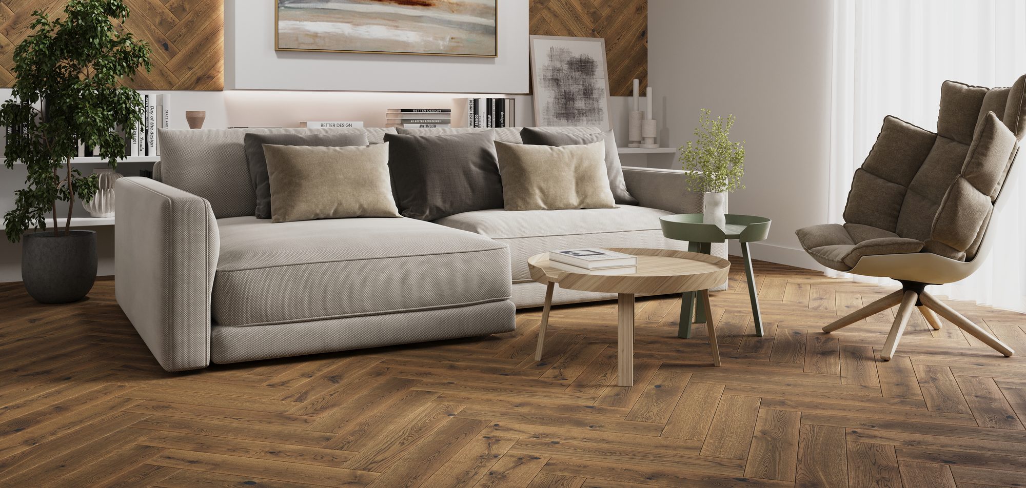 Parchet Design Experience Oak Color Vulcano