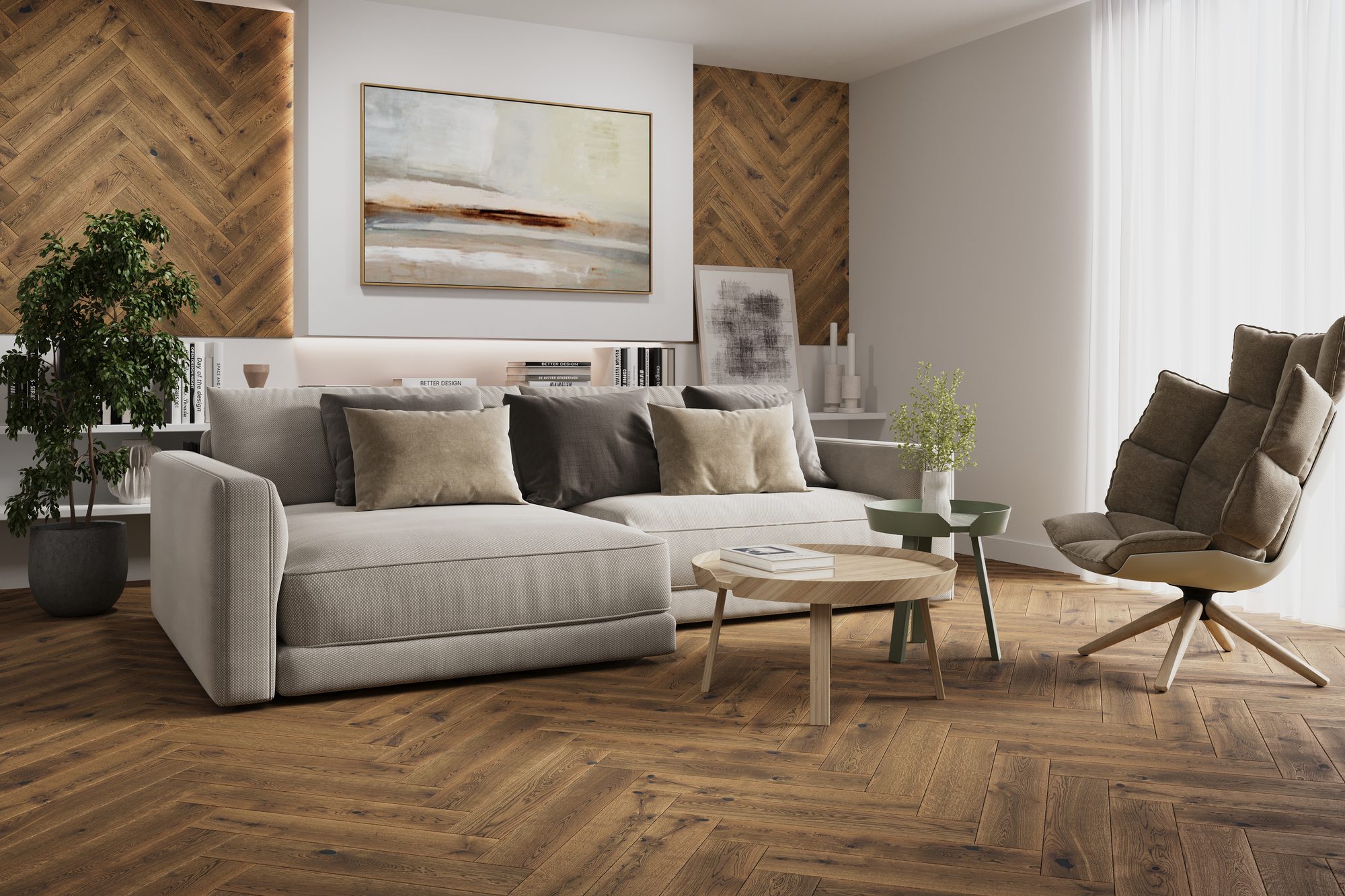 Parchet Design Experience Oak Color Vulcano