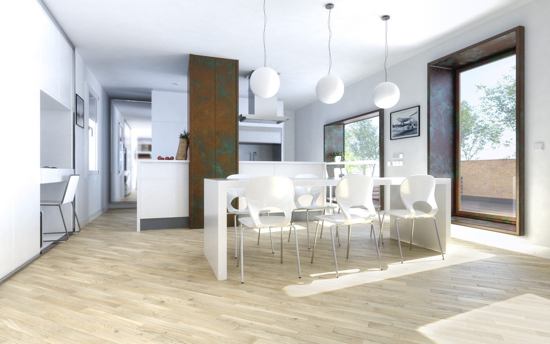 Parchet FertigParkiet Oak Classic White