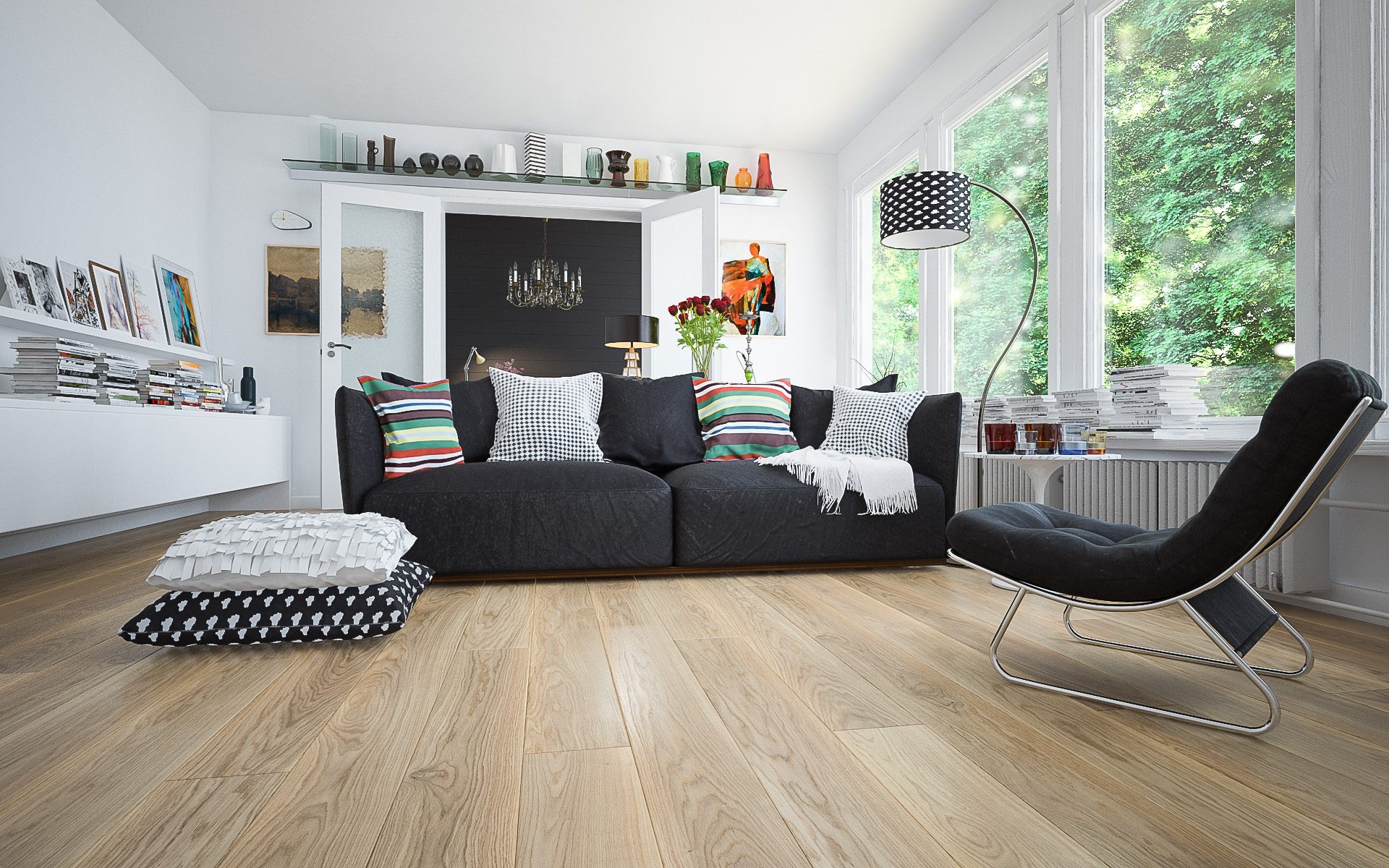 Parchet FertigDeska Luxury Oak Color Alabastro