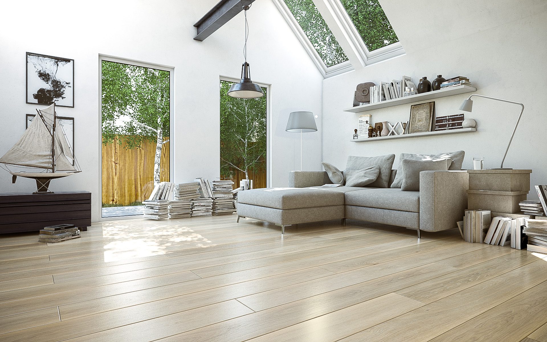 Parchet FertigDeska Luxury Oak Color Bianco