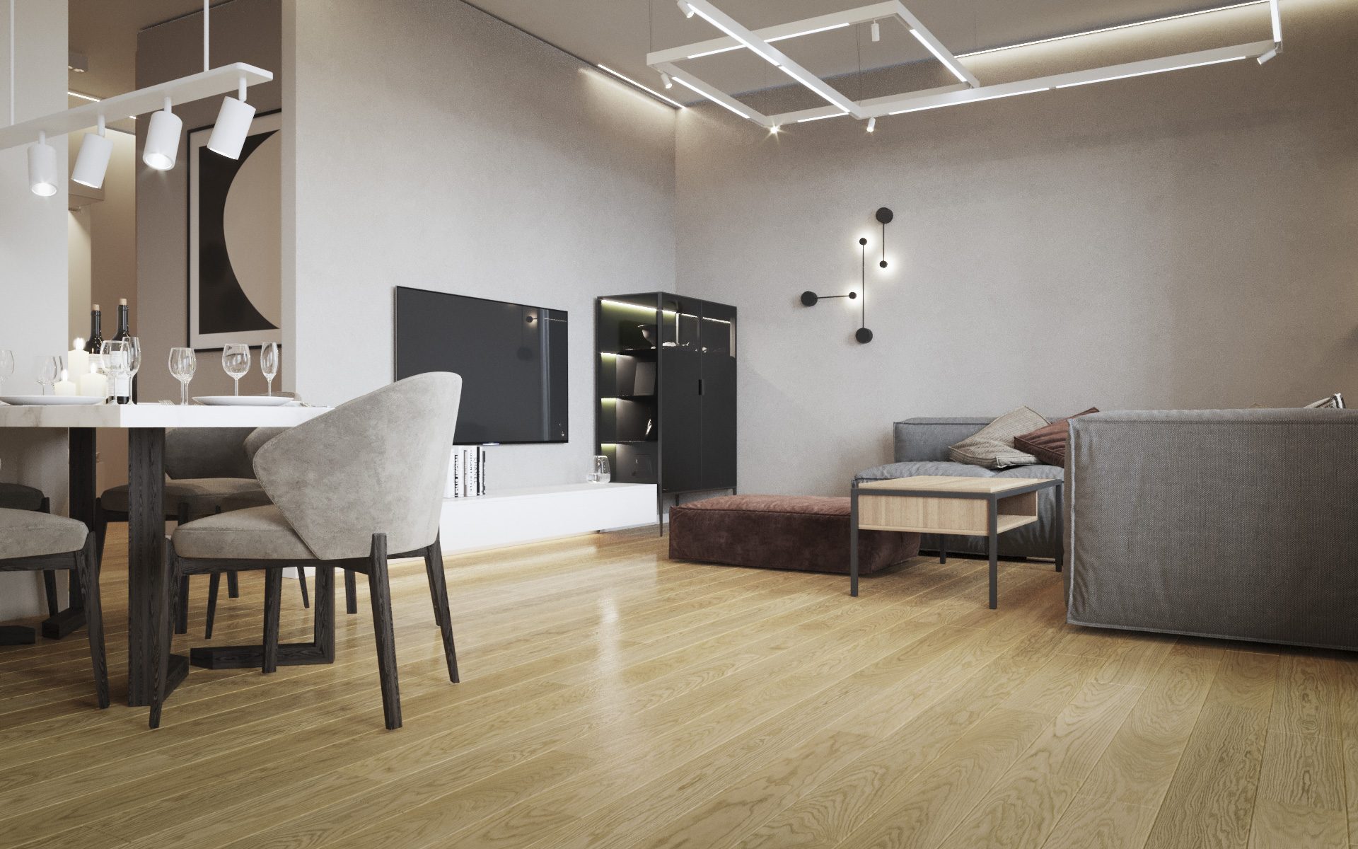 Parchet FertigDeska Maxi Oak Elegance