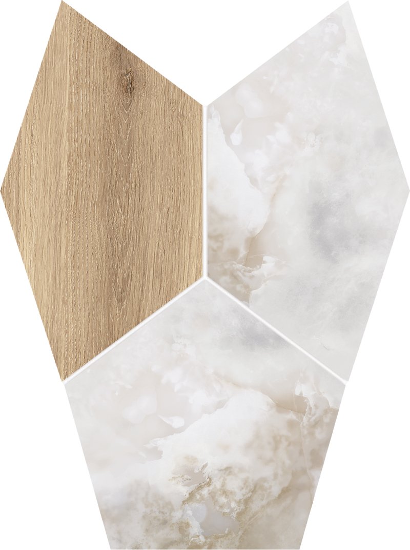Onice Bianco Wood MAT, 280 × 310 mm